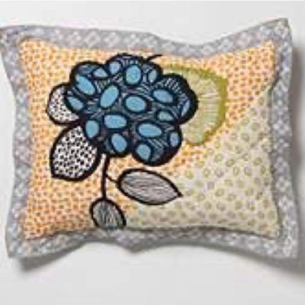 ANTHROPOLOGIE Laelia 2 Standard Pillow Sham NWOT - Picture 7 of 7